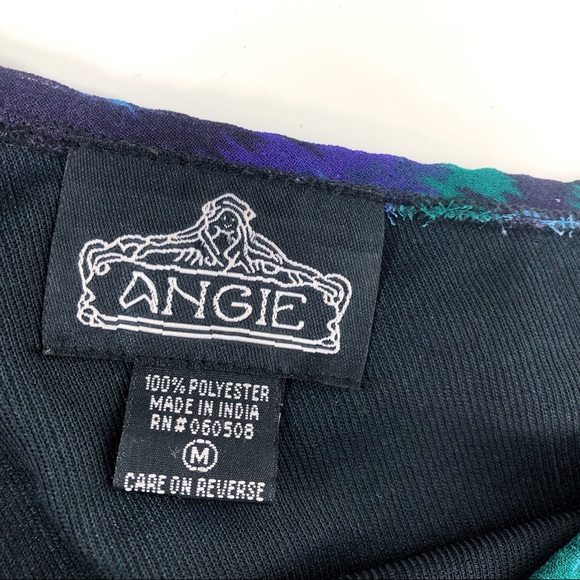 Angie One shoulder IKAT Dress Size Medium - Picture 5 of 8